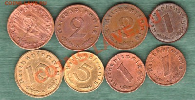 Третий рейх 23 монеты.Все разные(31.03 - 23.00) - 3r1a copy