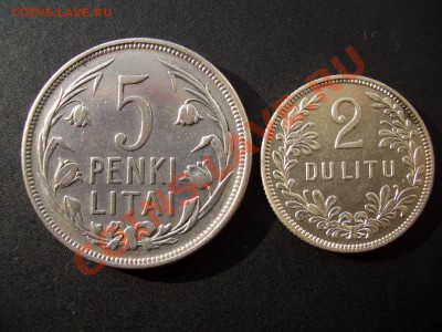Литва 2 и 5 лит- 1925 г. 04.04.2013-22.00 Мск. - Lietuva 010