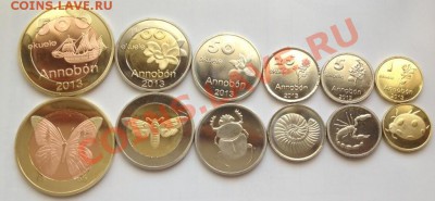 Экзотика ... Корсико,Элобей,Аннобон ... наборы 2013 года - аннобон