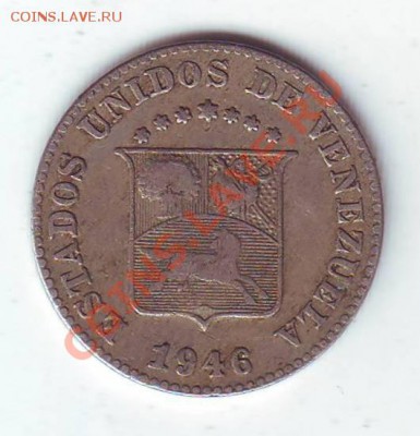 Венесуэла.5 Сентимос.1946. до 4 Апреля - 19460015.JPG