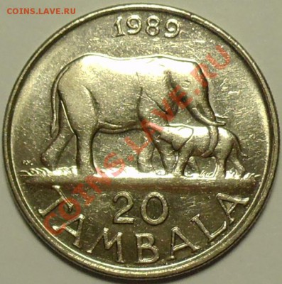 МАЛАВИ - 20 тамбала 1989 - Слон - до 4 апреля - 210