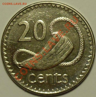ФИДЖИ - 20 центов 1998 - до 4 апреля - 262