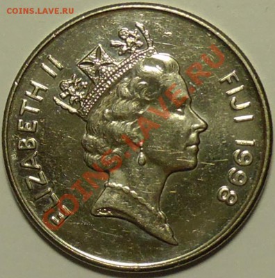 ФИДЖИ - 20 центов 1998 - до 4 апреля - 263