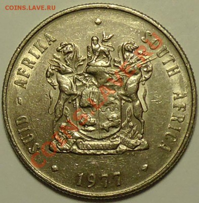 ЮАР - 1 рэнд 1977 - Антилопа Спрингбок - до 4 апреля - 135