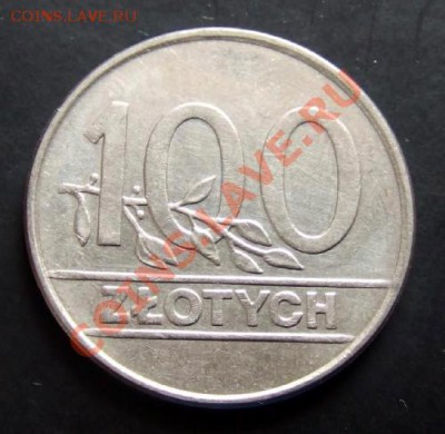 ПОЛЬША 100 злотых (1990) до 02.04 (22.00) - Польша 100 злотых (1990) Р