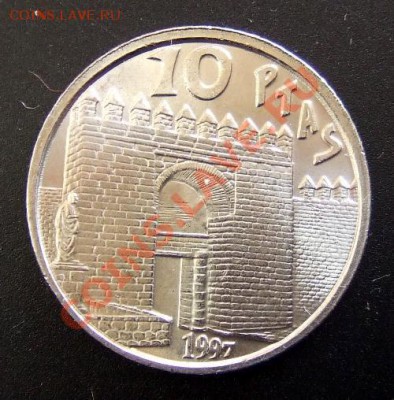 ИСПАНИЯ 10 песет (1997) Сенека до 02.04 (22.00) - Испания 10 песет (1997) Сенека Р