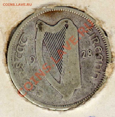 Ag ИРЛАНДИЯ ШИЛЛИНГ 1928 БЫК ДО 04.04.13 В 22Ч (4911) - img320