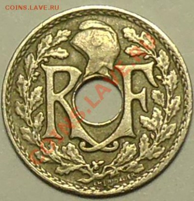 ФРАНЦИЯ - 5 сантимов 1923 - до 5 апреля - 090