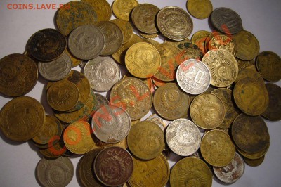Кучка монет до 1961 - 90 шт - 01-04-13 в 23-10 мск - 1