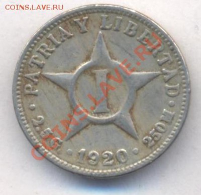 Куба 1 центаво 1920 г. До 3.04.13 г. 22-00 МСК . - 20