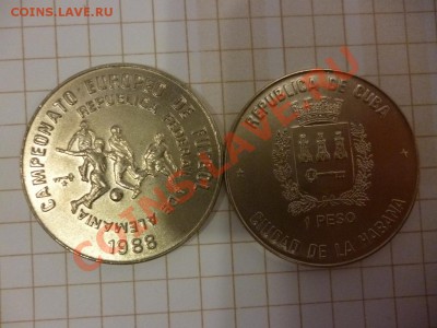 ДК Куба 1 песо Футбол ЧЕ-1988 футболисты 07.04 - P1020780.JPG