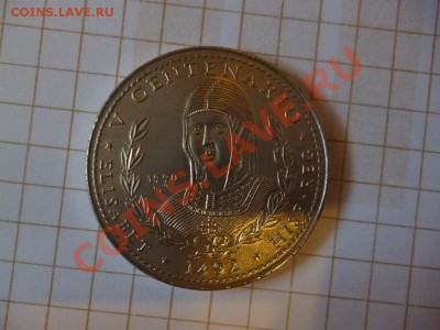 ДК Куба 1 песо Элизабет Хисп 1492 07.04 - P1020789.JPG