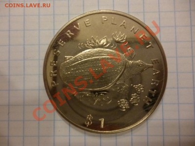 ДК Кроновый размер Либерия 1 доллар Броненосец 07.04 - P1020812.JPG
