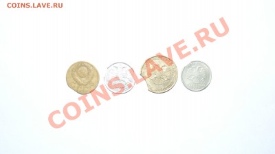 интересные браки монет - 3,10,50,1 заводской брак. выруб..JPG