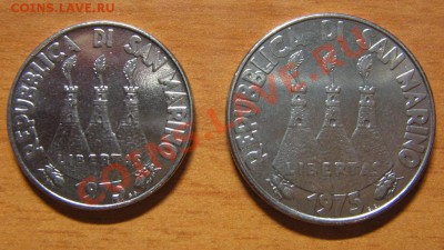Сан-Марино 50, 100 Лир 1975г. до 07.04.13 22-00 - 1975 СМ