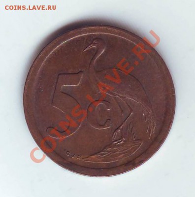 ЮАР.5 Центов.1990.Аист.до 9 Апреля - 19900017.JPG