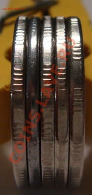 5 руб. 2012 г. нет плакировки - 3 вторая с лева.JPG