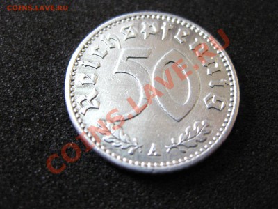 ГЕРМАНИЯ,3-РЕЙХ,свастика:50 пфеннигов 1939А,Аl до 7.04.2013 - IMG_0441.JPG