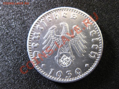 ГЕРМАНИЯ,3-РЕЙХ,свастика:50 пфеннигов 1939А,Аl до 7.04.2013 - IMG_0439.JPG