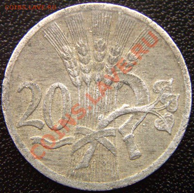 Богемия и Моравия_20 геллеров 1921; окончание 04.04_22.09мск - 4970