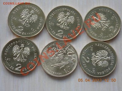 25 монет Юбилейка Польши с рубля 07.04.2013 22:00 - DSCN0252.JPG