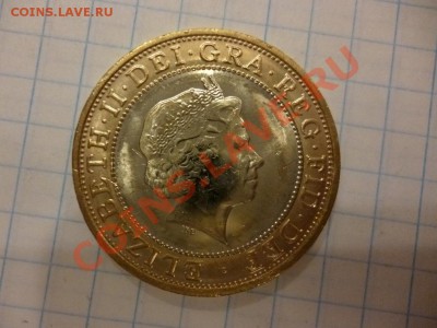 ДК Великобритания 2 фунта Дарвин и обезьяна 08.04 - P1020859.JPG