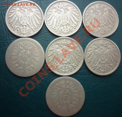 ПФЕНИНГИ 1905 1906 1912 1874 1875 с рубля - пфенинги 2.JPG