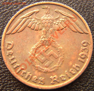 Германия (3 Рейх)_1 рейхспфенниг 1939(В); до 05.04_22.03мск - 4988