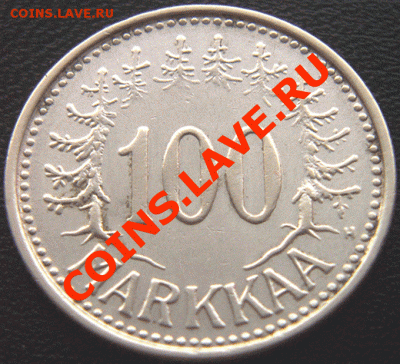 Финляндия_100 марок 1957; Ag, чеканный блеск; до 05.04_22.06 - 4944
