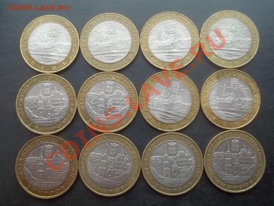 10 рублей кемь и дмитров 2004 по 6 штук - Сrauze21 718