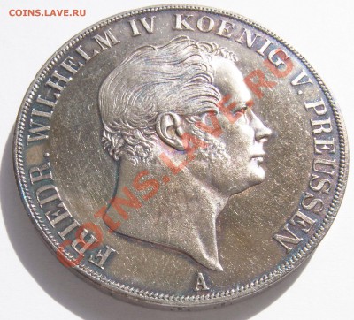 Доппельталеры Франкфурт 1840 г. и Пруссия 1846 г. - 7