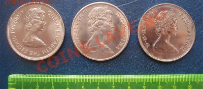 3 монеты Великобритании и колоний( 1крона, 25  и 50 пенсов) - Аверсы