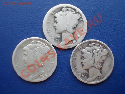 США 10 центов 1916,1935,1941 годов окончание 10.04.13в 22-00 - DSCN2236