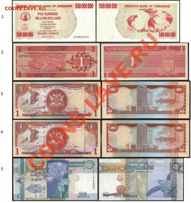 ИНОСТРАННЫЕ БОНЫ UNC (ПРЕСС) - a