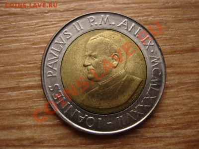 Ватикан 500 лир 1987 биметал до 09.04.13 в 21.00 М - IMG_1150