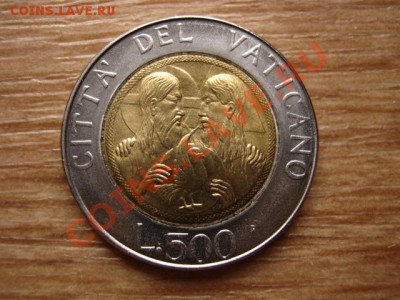 Ватикан 500 лир 1988 биметал до 09.04.13 в 21.00 М - IMG_1151