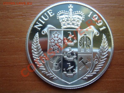 НИУЭ: Ag-925 10 долларов 1991 Бег Пруф до 11.04.13 22-00 - НИУЭ-2