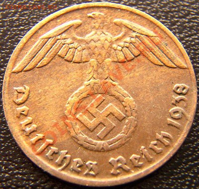 Германия (3 Рейх)_1 рейхспфенниг 1938(J); до 07.04_22.09мск - 5012