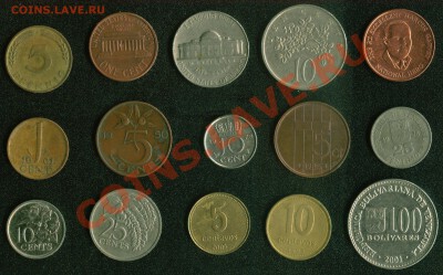 30 иностранных монет (лот#1) до 22:00мск 12.04.13 - 03