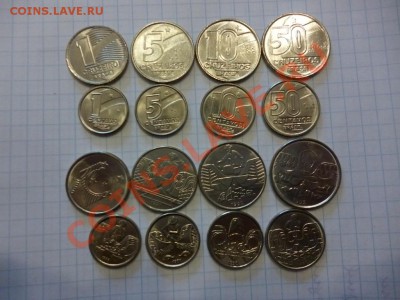 ДК Бразилия набор монет 80-90 годов ФИКС 08.04 - P1030019.JPG