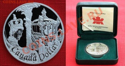 НАБОРЫ И МОНЕТЫ ВЕЛИКОБРИТАНИИ И КАНАДЫ - Доллар Канада 2002