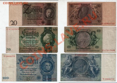 [DE] Германия, 1-2-10-20-50-100 ℛℳ___________до 12.04, 22:00 - germany_lot_02