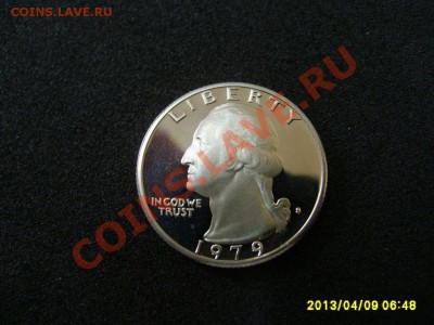 США:25 ЦЕНТОВ 1979S, ВАШИНГТОН ,ПРУФ!до 10.04 - S6000089.JPG