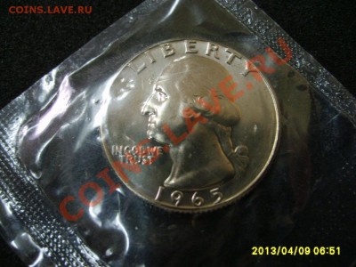 США:25 ЦЕНТОВ 1965, ВАШИНГТОН ,UNC!до 10.04 - S6000097.JPG