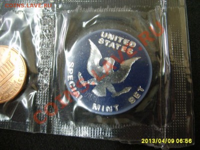 США: 1 ЦЕНТ 1965 +жетон SPECIAL MINT SET ,Unc!!10.04.2013 - S6000113.JPG