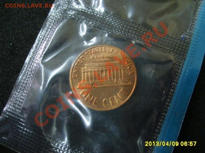 США: 1 ЦЕНТ 1969 +жетон BUREAU of the MINT  ,Unc!!10.04.2013 - S6000116.JPG