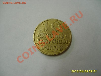 ДАНЦИНГ: 10 ПФЕННИГОВ 1932 год ( Рыба ) VF!!до 11.04.2013 - S6000132.JPG
