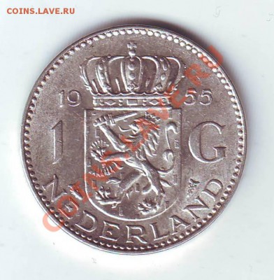 Нидерланды.Гульден.1955.Ag(0.720) до 14 Апреля - гульден0001.JPG