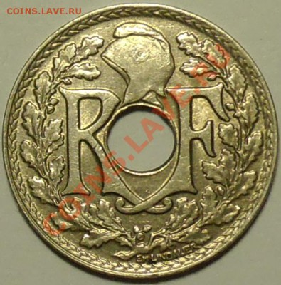 ФРАНЦИЯ - 25 сантимов 1933 - до 14 апреля - 709