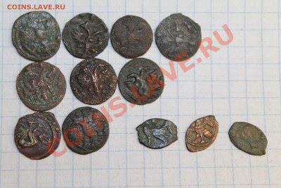 полушки на опознание и оценку и чешуйки медные всего 12шт - IMG_5824